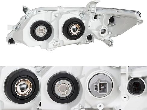 Replacement for Toyota Camry 2010-2011 Headlight Assembly Projector Right Side RH in Saudi Arabia