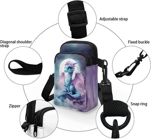 WELLFLYHOM Small Crossbody Bag for Women Phone Purse Messenger Pouch Mini Shoulder Handbag in Saudi Arabia