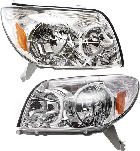 Garage-Pro Headlight Assembly Driver Passenger Side For Toyota 4Runner Limited Sport SR5 2003-2005 Halogen Without bulb(s), Headlights Assembly Replaces# 8117035400 8113035420 in Saudi Arabia