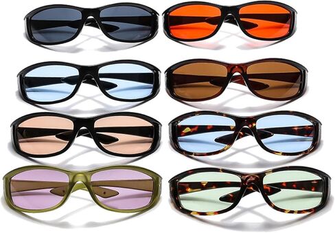 Retro Candy Color Cat Eye Sunglasses Women Fashion Rivets Outdoor Sports Punk Men Trending Sun Glasses in Saudi Arabia