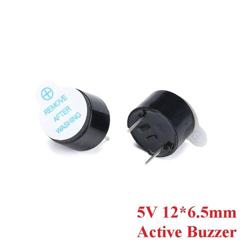 10pcs 5V Active Buzzer 12 * 6.5mm Integrated Electromagnetic Active Piezo Buzzers 12x6.5mm in Saudi Arabia