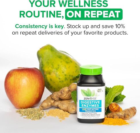 إنزيمات البابايا الصحية من زينوايز قابلة للمضغ مع الإنزيمات الهضمية والبروميلين لصحة الجهاز الهضمي وتخفيف الانتفاخ للنساء والرجال، إنزيمات للهضم وصحة الأمعاء - 30 قيراط in Kuwait