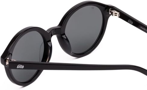 SITO SHADES Dixon نظارات شمسية دائرية مستقطبة/غير قطبية. الرجال النساء مصمم كلاسيكي ريترو مهرجان حفلة موسيقية 100 حماية من الأشعة فوق البنفسجية in Kuwait