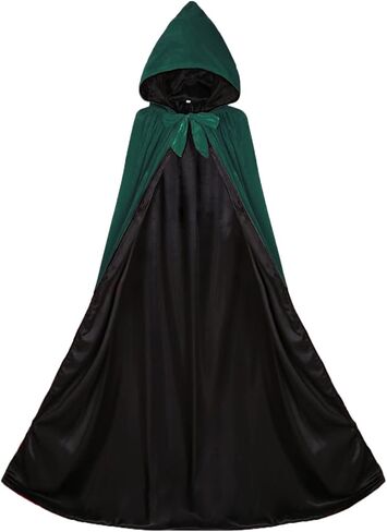 مقنعين كيب عباءة عكسها المخملية الساتان عصر النهضة القرون الوسطى هالوين عيد الميلاد تأثيري ازياء in Kuwait