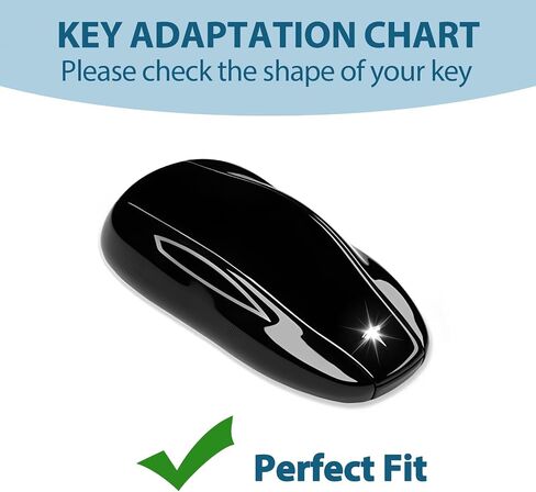 لغطاء Tesla Key Fob، حافظة مفاتيح من مادة TPU، مع سلسلة مفاتيح، متوافقة مع الطراز 3/Y/S in Kuwait