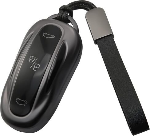 for Tesla Key Fob Cover, TPU Key Case, with Keychain, Compatible with Model 3/Y/S in Saudi Arabia