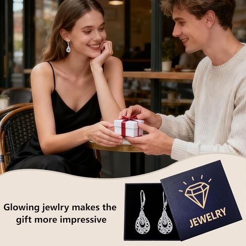 Celtic Earrings Sterling Silver Religious Irish Celtic Knot Teardrop Dangles Jewelry Baptism Gifts for Women Wife Friends in Kuwait