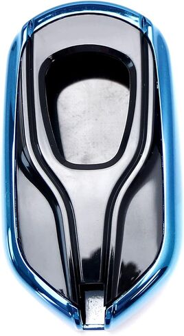 iJDMTOY Chrome Finish Black TPU Key Fob Protective Cover Case Compatible with Maserati 2013-up Quattroporte, Ghibli, 2017-up Levante in Saudi Arabia