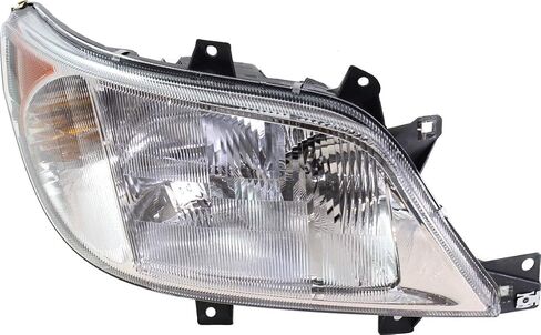 Garage-Pro Passenger Side Headlight Compatible with 2003-2006 Dodge Sprinter 2500 and 3500, Fits 2002-2006 Freightliner Sprinter 2500 and 3500, Halogen, with bulb(s), without Fog Light in Saudi Arabia