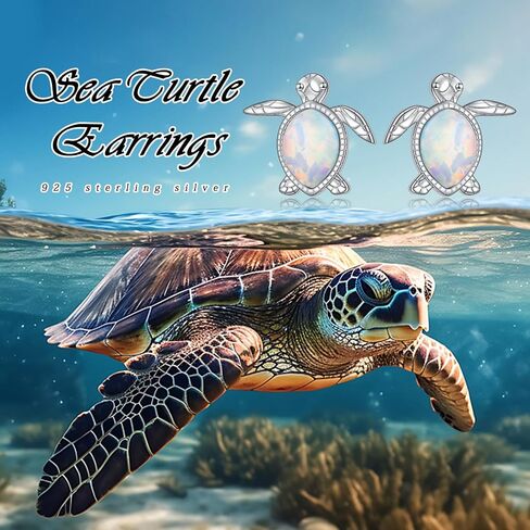Animal Stud Earrings for Women 925 Sterling Silver Panda Penguin Sea Turtle Bunny Stud Earrings Cute Animals Jewelry Gift for Women in Saudi Arabia