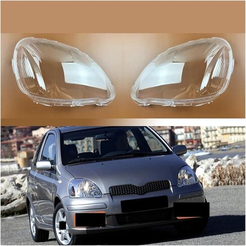Front Headlight Cover Transparent Mask Headlamp Lamp Shell Replace Lampshade Compatible For Toyota Yaris 2003 2004 2005(Right) in Saudi Arabia