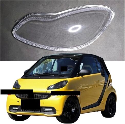 Compatible For Benz Smart/Fortwo W451 2009 2010 2011 2012 2013 2014 2015 Headlamp Cover Headlight Shell Lens Lampshade(1PCS right side) in Saudi Arabia