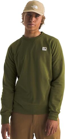 THE NORTH FACE Women's Heritage Patch Crew, TNF Light Grey Heather/Heritage Patch, XX-Large in Saudi Arabia