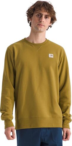 THE NORTH FACE Women's Heritage Patch Crew, TNF Light Grey Heather/Heritage Patch, XX-Large in Saudi Arabia
