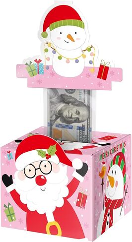 ysmile Christmas Money Box for Cash Gift, Surprise Pull Money Box for Kid Adult, Holiday Xmas Funny Gift Box in Kuwait