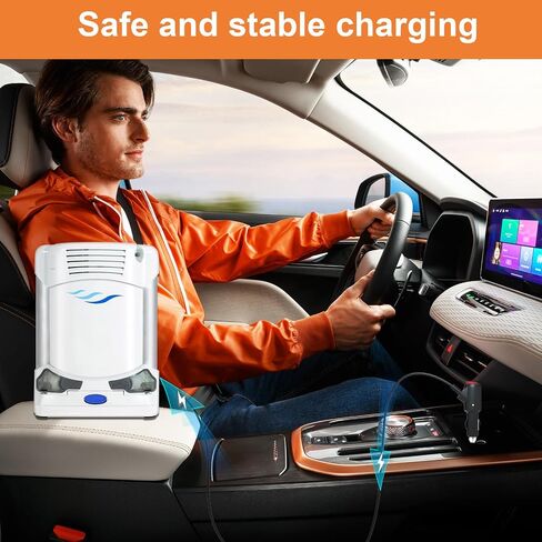 شاحن 15 فولت لبطارية Caire Freestyle Comfort المحمولة ومكثف الأكسجين O2 نماذج البطاريات المتوافقة REF AS200 1 101 201 Free Style BT034-1 MEA-120A15B PW036-1S PW036-1 سلك محول الطاقة in Kuwait