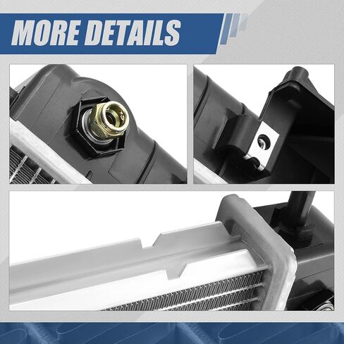 Auto Dynasty Radiator Compatible with 2009-2011 Buick Lucerne 3.9L, DPI 13267 Factory Style 1-Row Cooling Radiator, Aluminum Core in Saudi Arabia