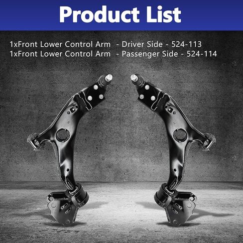 2pcs Front Suspension Kit, Replacement For Control Arm and Ball Joints Compatible With 2013-2019 Ford Escape 2016-2018 Ford Focus in Saudi Arabia