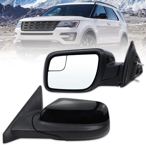 Right Passenger Side Mirror Fits 2011-2019 Ford Explorer With Power Heated Turn signal And Puddle Light丨Without Power Folding 7Pins Replaces GB5Z17682BA,BB5Z17682BA,FO1321554 in Saudi Arabia