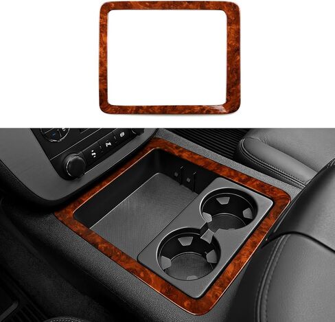 Car Trim Wood Grain Decal Sticker fits for Chevrolet Silverado Suburban Tahoe Avalanche/GMC Sierra Yukon Yukon XL Accessories (Style B) in Kuwait