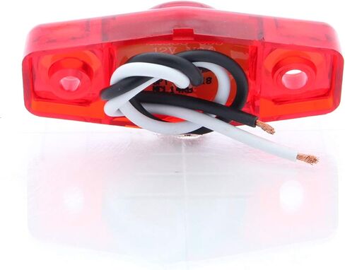 Optronics MCL14RBP MCL14 Series Mini مختومة LED علامة / ضوء التخليص، أفقي عمودي، أحمر in Saudi Arabia