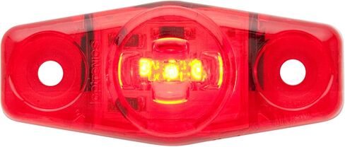 Optronics MCL14RBP MCL14 Series Mini مختومة LED علامة / ضوء التخليص، أفقي عمودي، أحمر in Saudi Arabia