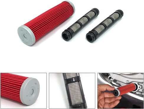 Motorcycle Oil Filter Coarse Filtration Kit Engine For ZONGSHEN NC250 NC450 KAYO K6 T6 Pit Dirt Bike Parts (Oil Filter Coarse Filtration Kit -1) in Kuwait