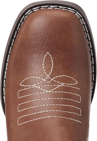 vodvob Kids Cowboy Boots for Girls & Boys, Mid-Calf Embroidered Western Boots with Square Toe, Easy-On Side Zipper (Toddler/Little Kid/Big Kid) in Kuwait