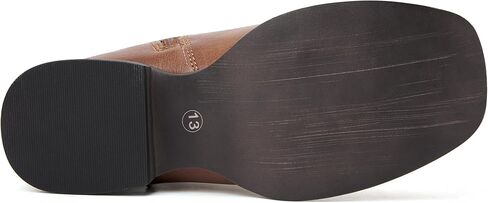 vodvob Kids Cowboy Boots for Girls & Boys, Mid-Calf Embroidered Western Boots with Square Toe, Easy-On Side Zipper (Toddler/Little Kid/Big Kid) in Kuwait