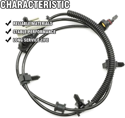 ABS Wheel Speed Sensor, Front Left/Right Side, Replacement for Jeep Commander 2006-2010 Grand Cherokee 2005-2010, Replaces 5S7092 56044144AA 56044144AB 56044144AC 56044144AD in Saudi Arabia