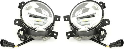 Kojem LED Pair Fog Lights Compatible with 2014-2020 Infiniti Q50 QX50 Q60 QX60 QX80 Bumper Fog Lamp (Driver & Passenger) Replace for IN2593108 IN2592108 in Saudi Arabia