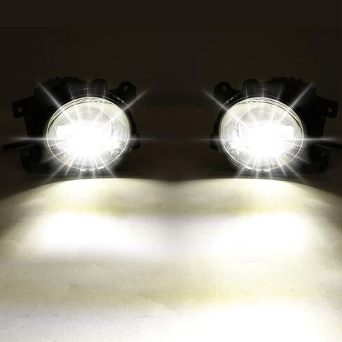 Kojem LED Pair Fog Lights Compatible with 2014-2020 Infiniti Q50 QX50 Q60 QX60 QX80 Bumper Fog Lamp (Driver & Passenger) Replace for IN2593108 IN2592108 in Saudi Arabia
