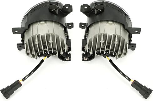 Kojem LED Pair Fog Lights Compatible with 2014-2020 Infiniti Q50 QX50 Q60 QX60 QX80 Bumper Fog Lamp (Driver & Passenger) Replace for IN2593108 IN2592108 in Saudi Arabia
