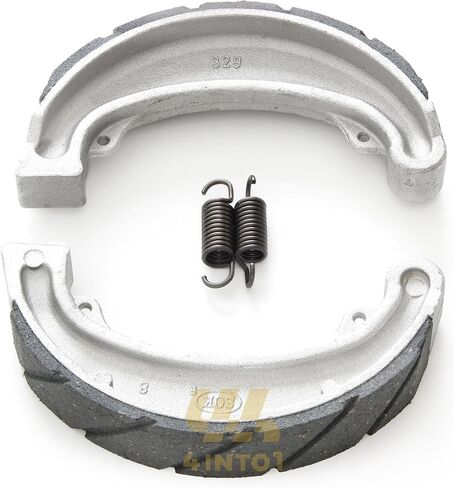 Front or Rear Grooved Brake Shoes - Fits Honda XL175 CM185T CM200T CB250 CR250M MT250 XL250 XL350 XL500S in Saudi Arabia
