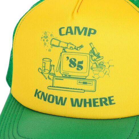 Bioworld Stranger Things Camp Know Where Yellow Trucker Hat in Saudi Arabia