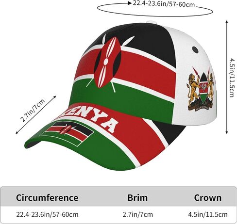 National Flags Baseball Caps Fashion Unisex Trucker Hat Adjustable Sun Protection Visor Cap Patriotic Caps for Men Women in Kuwait