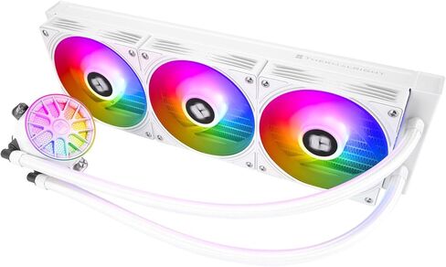 Thermalright Aqua Elite 360 V6 ARGB Black AIO CPU Cooler, ARGB PWM Cooler Fans with 2000RPM, for Intel Lga1150/1151/1155/1156/1200/2011/1700/1851, AMD: AM4/AM5, Case 360mm AIO Radiator in Kuwait