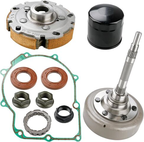 JDMON Wet Clutch Kit Compatible with Hisun ATV UTV 500 700, Replacement for Menards Yardsport YS500, YS700, Massimo, Supermach, Bennche Bighorn, Qlink Front Runner, Replacement for 21230-004-0000 in Saudi Arabia