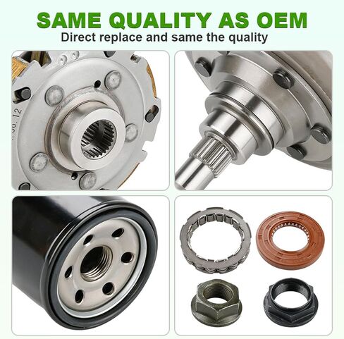 JDMON Wet Clutch Kit Compatible with Hisun ATV UTV 500 700, Replacement for Menards Yardsport YS500, YS700, Massimo, Supermach, Bennche Bighorn, Qlink Front Runner, Replacement for 21230-004-0000 in Saudi Arabia