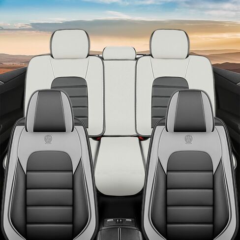 أغطية مقاعد جلدية لسيارة Toyota Corolla 2006-2025 2026، أغطية مقاعد السيارة مجموعة كاملة، واقيات مقاعد مقاومة للماء، أغطية مقاعد السيارات، مقاعد داخلية ناعمة للسيارات (أسود وأخضر) in Kuwait