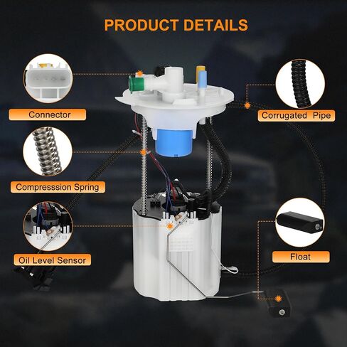E4066M Fuel pump assembly w/Sending Unit - Compatible with 2013-2015 2019-2020 for Buick Encore 1.4L AWD 2013-2020 for Chevrolet Trax 1.4L AWD Electric Fuel Pump Replace OEM 13577815 FG1813 M100091 in Saudi Arabia