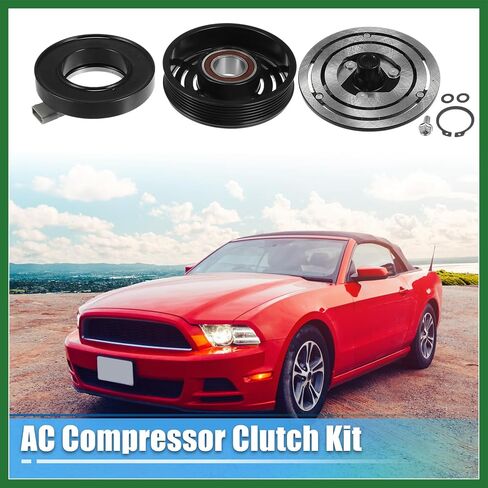 Motoforti 1 Set AC قابض الضاغط لاستبدال فورد موستانج 6Cyl 3.8L 1994-2004 طويل الأمد in Saudi Arabia