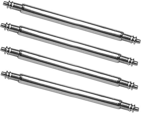 Spring Bars Heavy Duty Watch Band Pins for Traditional and Smart Watches | 1.8mm Thick | Rust Resistance | 4 Replacement Strap Pins in Saudi Arabia
