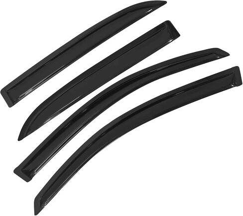 Window Visor Compatible with 2005-2009 Chevy Equinox & 2006-2009 Pontiac Torrent, Tinted Acrylic Resistant Shield Cover Wind Sun Guard by IKON MOTORSPORTS,2006 2007 2008 in Saudi Arabia