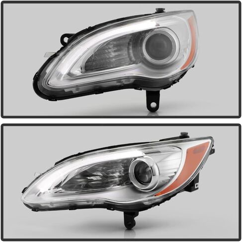 KEEKPO - For 2011 2012 2013 2014 Chrysler 200 Chrome Housing Projector Headlight Headlamps Replacement - Driver Side in Saudi Arabia