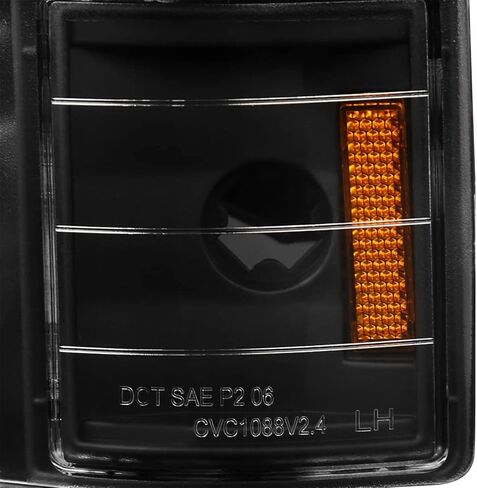 SPEC-D TUNING Smoke Headlights + Bumper Lights + Corner Lamps Compatible with 1994-1998 GMC C10 Pickup Sierra Suburban, Left + Right Pair Headlamps Assembly in Saudi Arabia