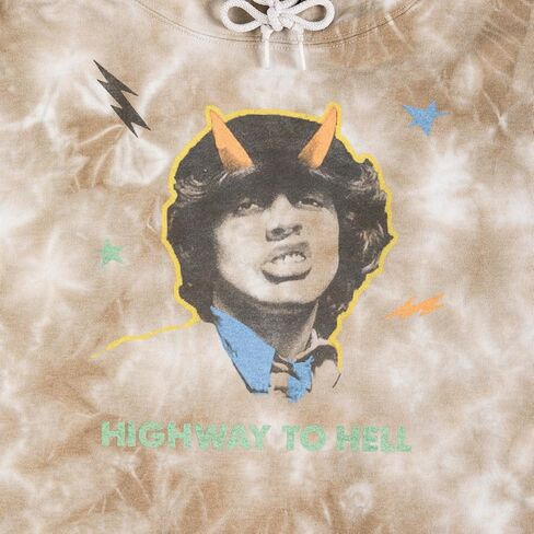 سترة بغطاء رأس برسومات Bioworld ACDC Highway to Hell للبالغين in Saudi Arabia