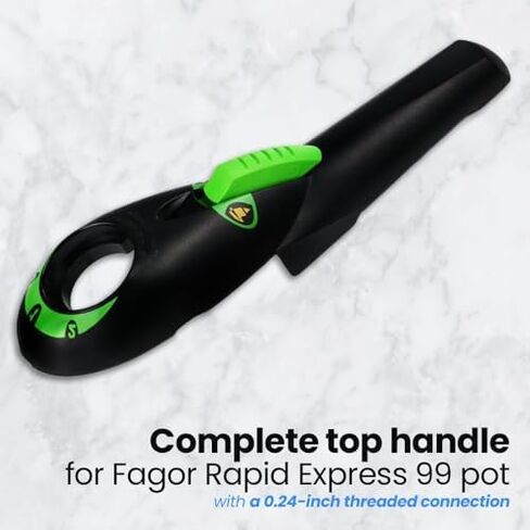 مجموعة مقبض بديلة متوافقة مع Fagor Rapid Express 99 طباخ ضغط | يتضمن صمام منظم الضغط ، والبراغي والغطاء (حجم خيط المداخن: 0.23 بوصة) in Kuwait