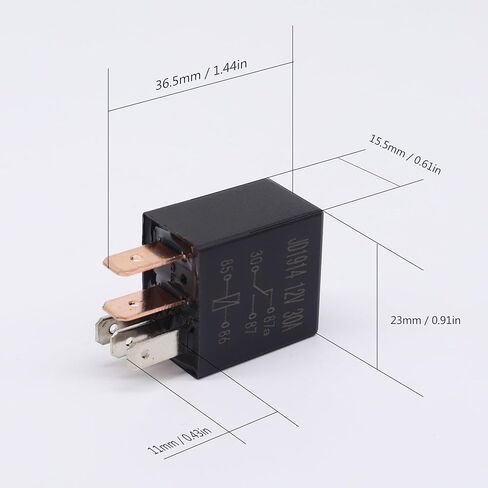 3PCS 4671168E 72472M Fuel Pump Relay 5 pin 12 Volt DV SPDT Compatible with Chrysler Dodge Jeep Siemens TYCO Multi-Purpose Relay in Saudi Arabia