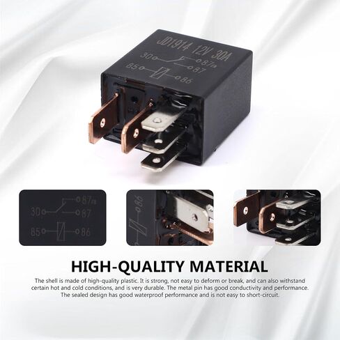 3PCS 4671168E 72472M Fuel Pump Relay 5 pin 12 Volt DV SPDT Compatible with Chrysler Dodge Jeep Siemens TYCO Multi-Purpose Relay in Saudi Arabia